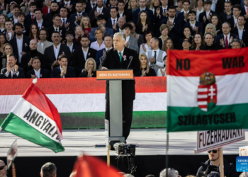 Orbán frames Hungary’s election as “peace or war” choice at Budapest rally