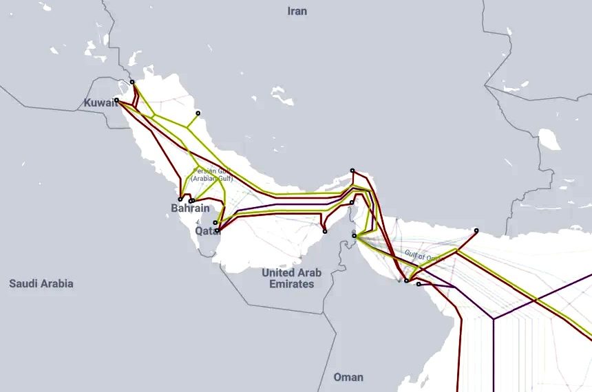 Iran threatens to cut internet cables in the Strait of Hormuz