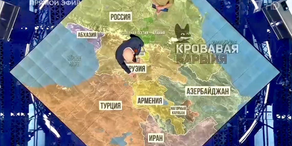 Baku hysteria: Aliyev demands Russia remove Nagorno-Karabakh from Channel One map