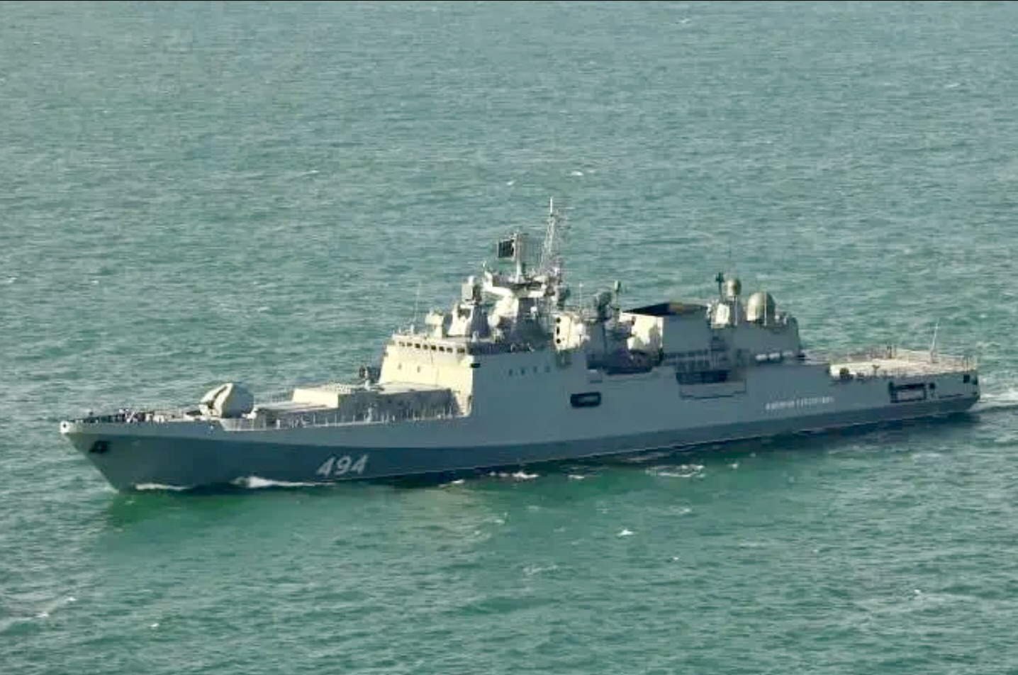 Russian frigate fires warning shots at British yacht in English Channel
