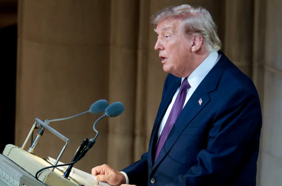 Trump at Lindsey Graham’s Funeral: “He Was a Tough Cookie, But He Was Beautiful”