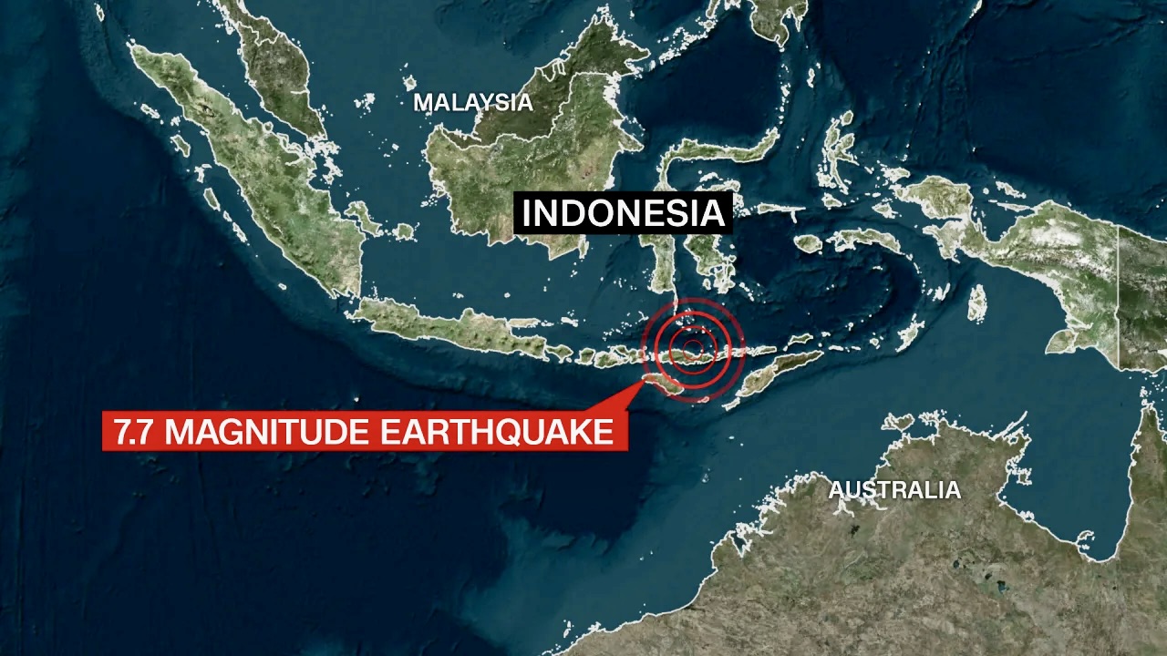 Magnitude 7.7 Earthquake Strikes Off Indonesia Coast – Dozens Dead, Thousands Displaced