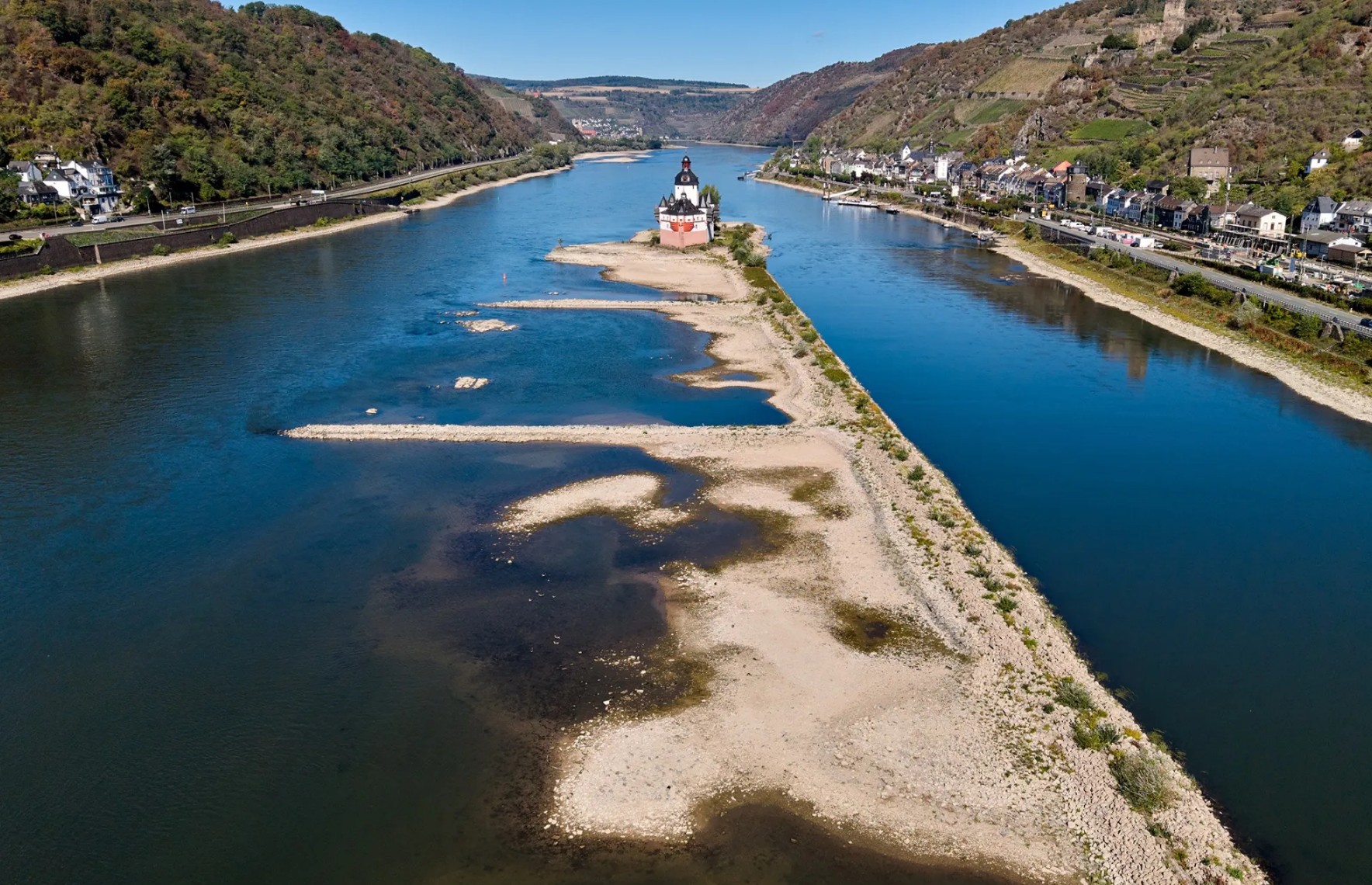 Low Rhine Levels Slow Down Germany’s Economy